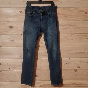 Vintage Levi's R Tab Men's Dark Blue Slim Jeans Size 33x34